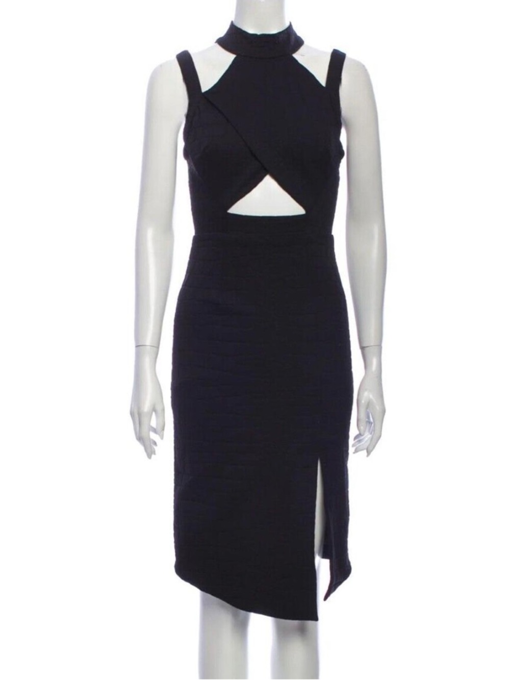 Jonathan Simkhai S / 4 Cutout Midi Sheath Dress Black